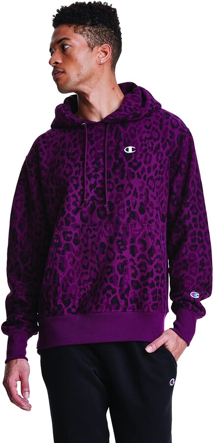 purple pullover moletom com capuz men's