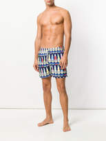 Thumbnail for your product : MC2 Saint Barth print drawstring swim shorts
