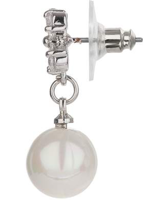 Mikey Cross design stud pearl drop earring