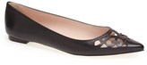 Thumbnail for your product : Kate Spade 'gerona' Leather Skimmer Flat