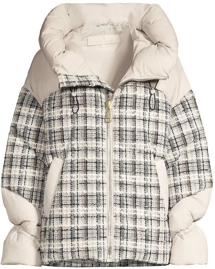 Nicole Benisti Matignon Tweed Puffer Jacket - ShopStyle