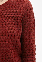 Thumbnail for your product : Forever 21 Open Knit Crew Neck Sweater