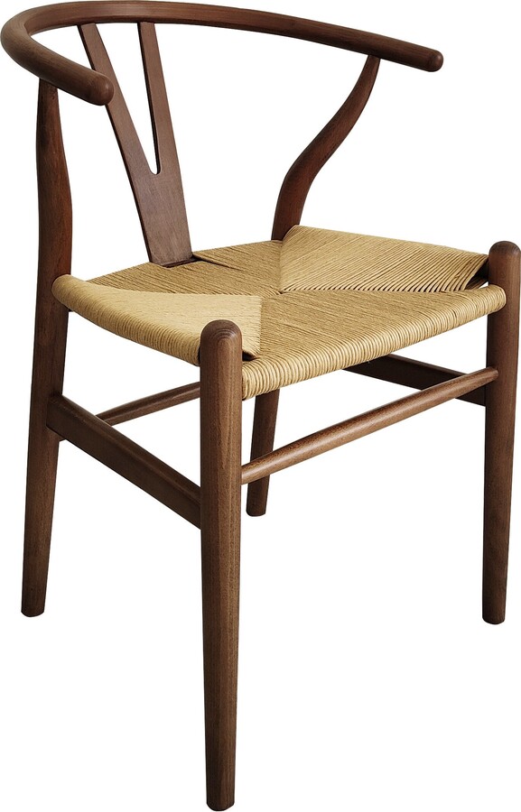Dunelm Lara Wishbone Dining Chair, Beech Wood Brown ShopStyle