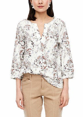 S'Oliver Women's Bluse 3/4 Arm Blouse - ShopStyle Long Sleeve Tops
