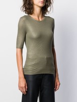 Thumbnail for your product : Majestic Filatures Short-Sleeve Fitted Top