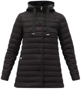 Thumbnail for your product : Herno Down-padded Silk-blend Coat - Black