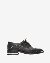 Thumbnail for your product : Barbara Bui Studded Oxfords: Black