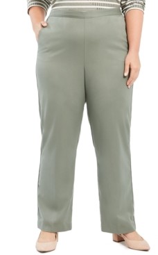plus size twill pants