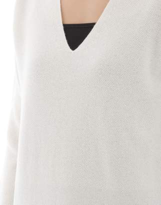 Fabiana Filippi White Wool Sweatshirt