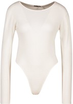 Thumbnail for your product : boohoo Rib Knit Long Sleeve Knitted Bodysuit