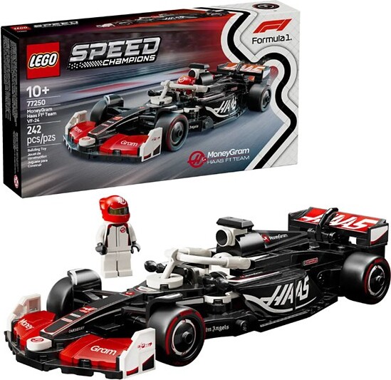 LEGO Speed Champions MoneyGram Haas F1 Team VF-24 Race Car 77250 Building Set
