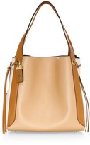Thumbnail for your product : Coach Harmony Colorblock Leather Tote