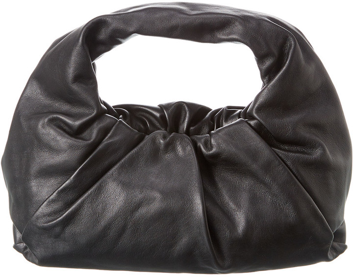soft black leather hobo bag