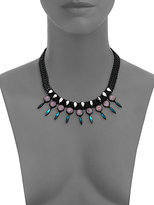 Thumbnail for your product : Dannijo Devyn Crystal Chain Necklace