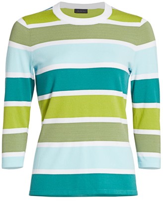Saks Fifth Avenue COLLECTION Multistriped Pullover