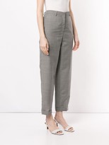 Thumbnail for your product : Rochas Dogtooth Cropped Trousers