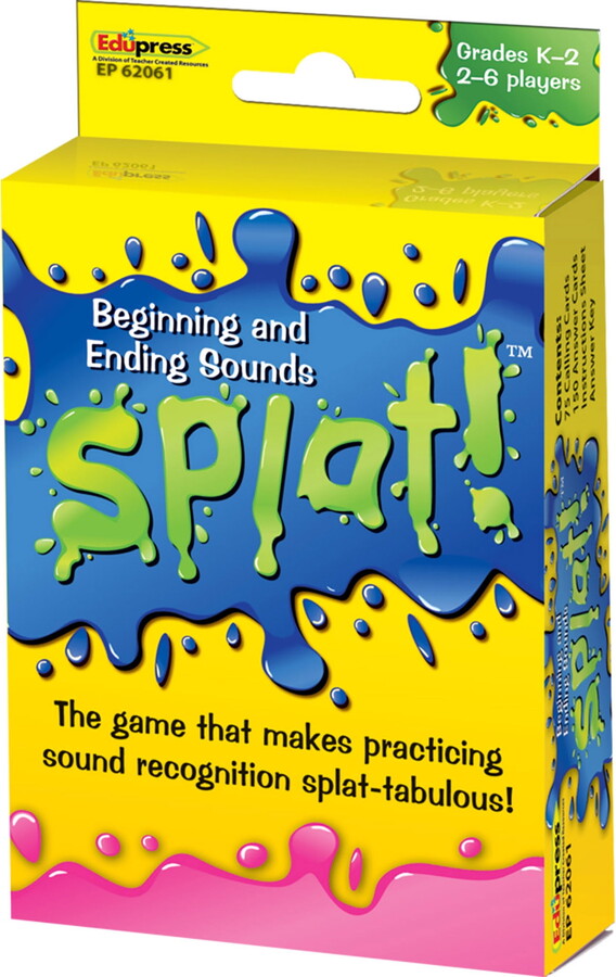Beginning and Ending Sounds Splat Game, by Teacher Created Resources
