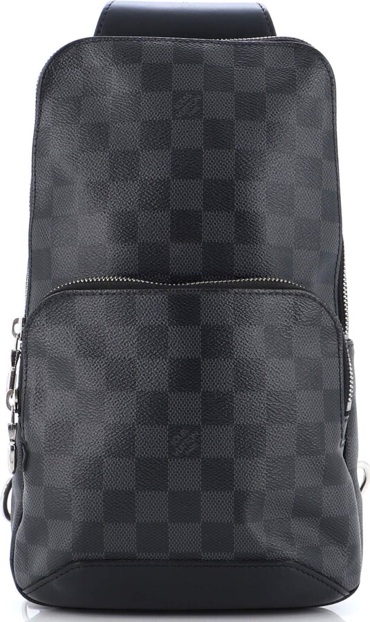 Louis Vuitton Damier Graphite Avenue Sling Backpack - Black