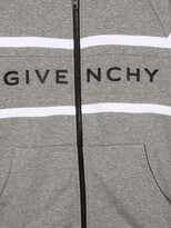 Thumbnail for your product : Givenchy Kids TEEN logo-print zip-up hoodie