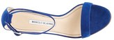 Thumbnail for your product : Manolo Blahnik 'Chaos' Suede Ankle Strap Sandal (Women)