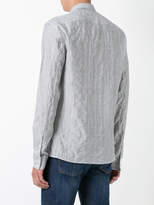 Thumbnail for your product : Balmain lion pinstriped shirt