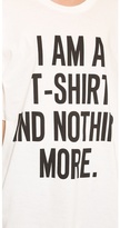 Thumbnail for your product : Moschino Nothing More Cotton Tee