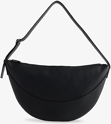 The Row Womens Black Ans Jouve Leather Cross Body Bag