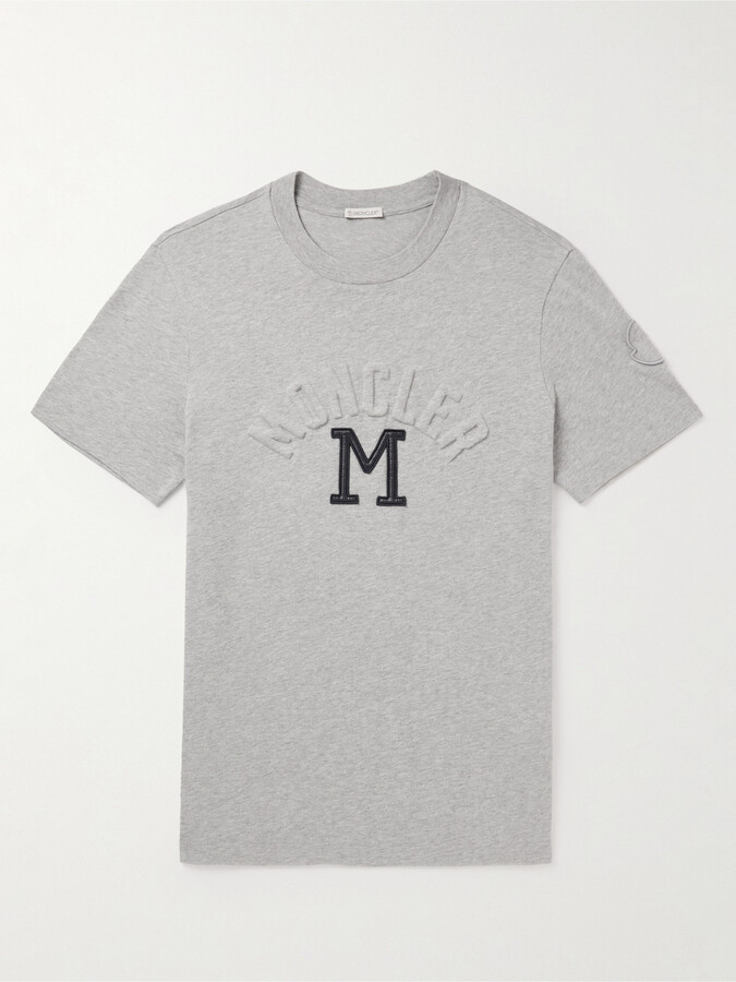 Moncler Logo-Appliquéd Cotton-Jersey T-Shirt