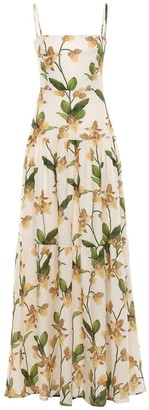valerie embroidered maxi dress