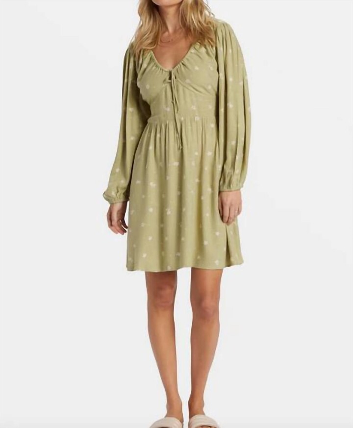 Sol Love Mini Dress In Avocado
