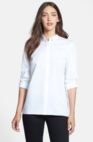 Thumbnail for your product : Elie Tahari 'Helena' Stretch Poplin Blouse