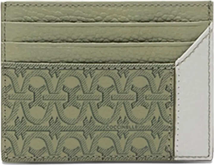 Coccinelle Loreen monogram-pattern card holder