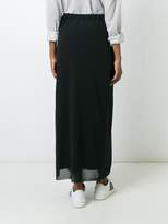 Thumbnail for your product : Kristensen Du Nord lateral slit long skirt