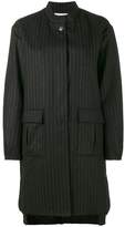 Thumbnail for your product : Lot 78 Lot78 pinstripe cocoon coat