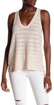 Thumbnail for your product : Zadig & Voltaire Olymp Pointelle Metallic Tank