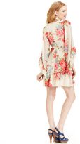 Thumbnail for your product : Betsey Johnson Bell-Sleeve Floral-Print Dress