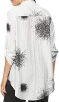 Thumbnail for your product : Scribble Print Nehru Collar Shirt