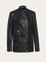 Women Nappa biker jacket Black 