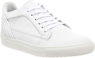 Poste Chromium Padded Sneakers White Leather