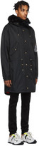 Thumbnail for your product : Versace Jeans Couture Black Logo Coat