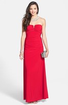 Thumbnail for your product : Hailey Logan 'Morgan' Strapless Gown (Juniors)