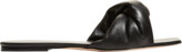 Thumbnail for your product : Studio Amelia Twist Leather Flat Sandals
