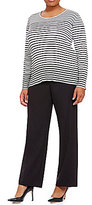 Thumbnail for your product : Jones New York Signature Plus Multi-Striped Sweater