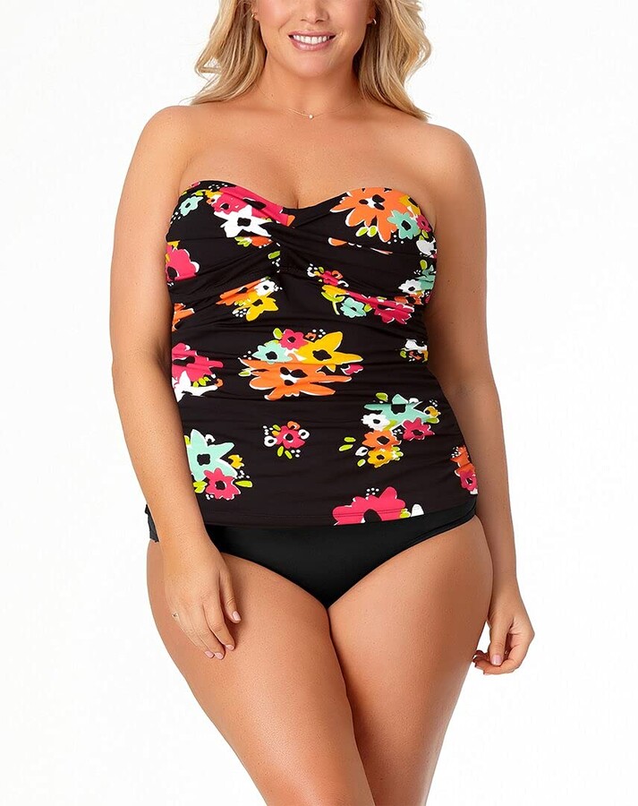 plus size bandeau bathing suits