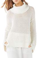 Thumbnail for your product : BCBGMAXAZRIA Bethenny Funnel Neck Mesh Sweater