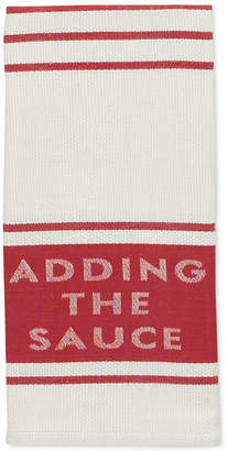Kate Spade Adding the Sauce" Diner Stripe Kitchen Towel