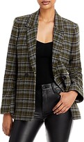 Thumbnail for your product : Anine Bing Madeleine Plaid Double Breasted Blazer
