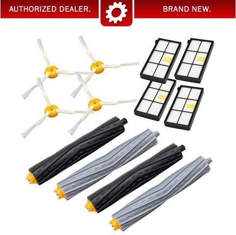 Deco Gear 12pcs Replenishment Vacuum Accessories for iRobot 800 900 Series Kit