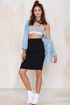 Thumbnail for your product : Nasty Gal American Woman Ribbed Pencil Skirt
