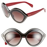 Thumbnail for your product : Valentino 'Kiss - Rockstud' 54mm Retro Sunglasses